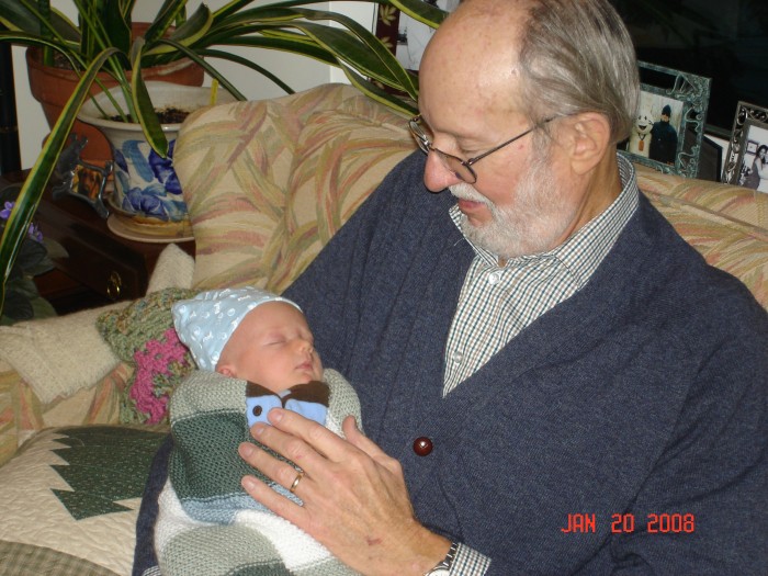 And so was Grampa.  Even Steven is smiling!