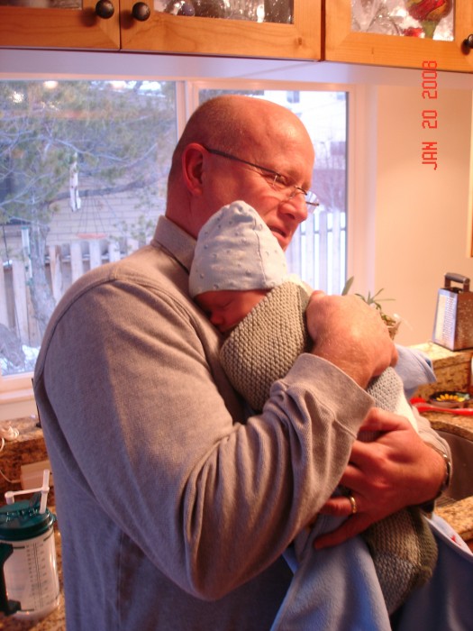 Did I say that Grampa was happy?!  Wow!
