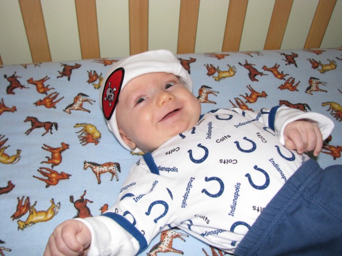 Peyton Manning would be proud of our little Colt!