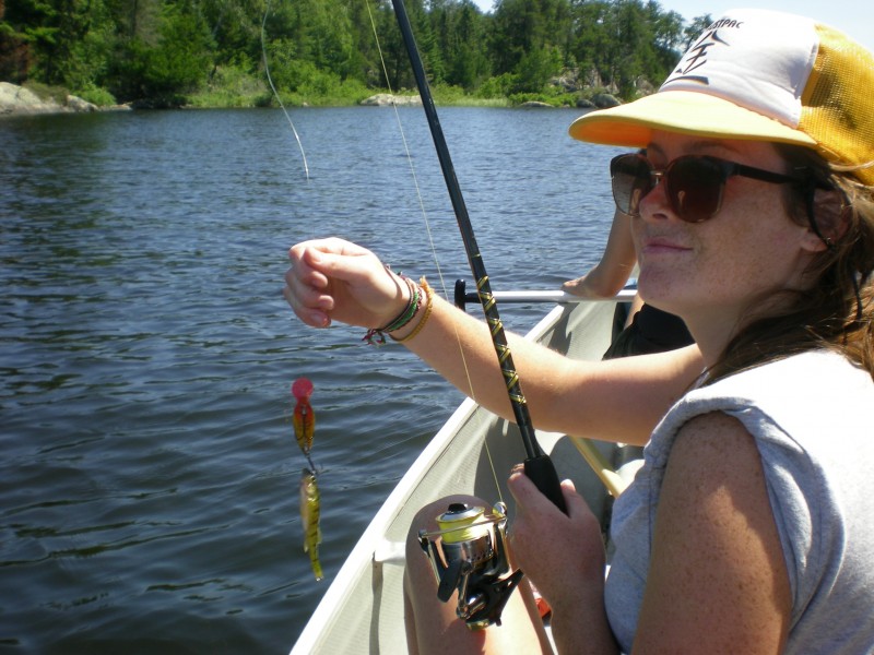 KTB with her perch and classic flat fish