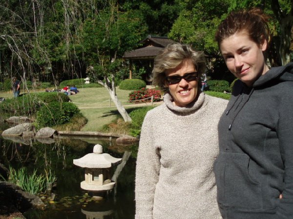 Mum and Em in the Japanese Garden