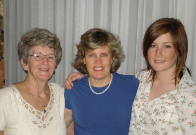 Christmas, '06, in Salt Lake City.  Three generations of fine ladies!
